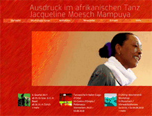 Tablet Screenshot of afrodance.ch